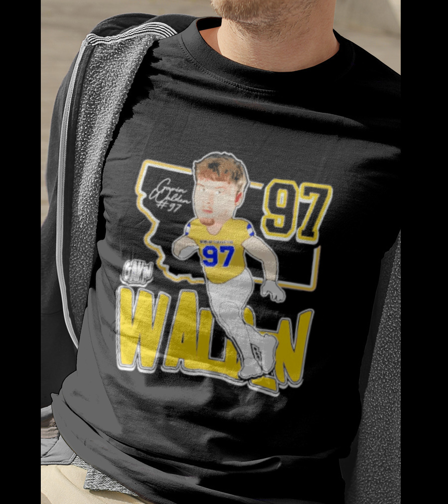 Montana State Bobcats Player Walden 97 Caricature 2026 T-Shirt