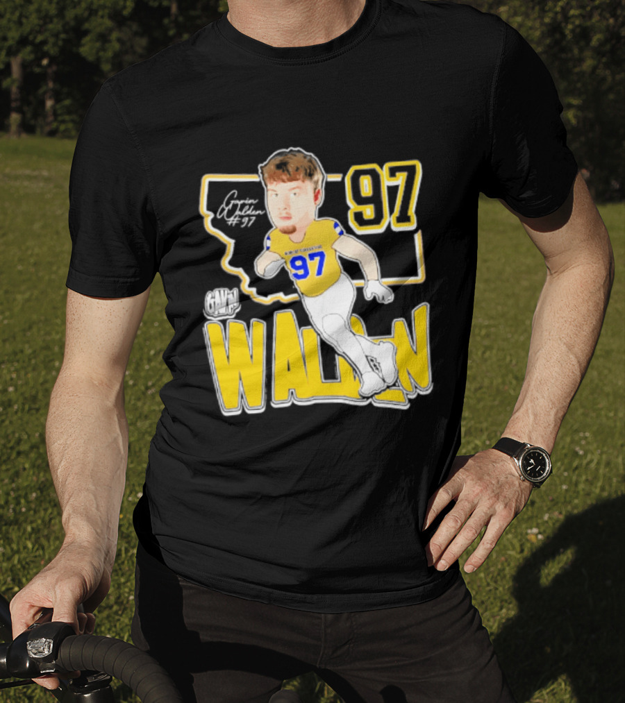 Montana State Bobcats Player Walden 97 Caricature 2026 T-Shirt