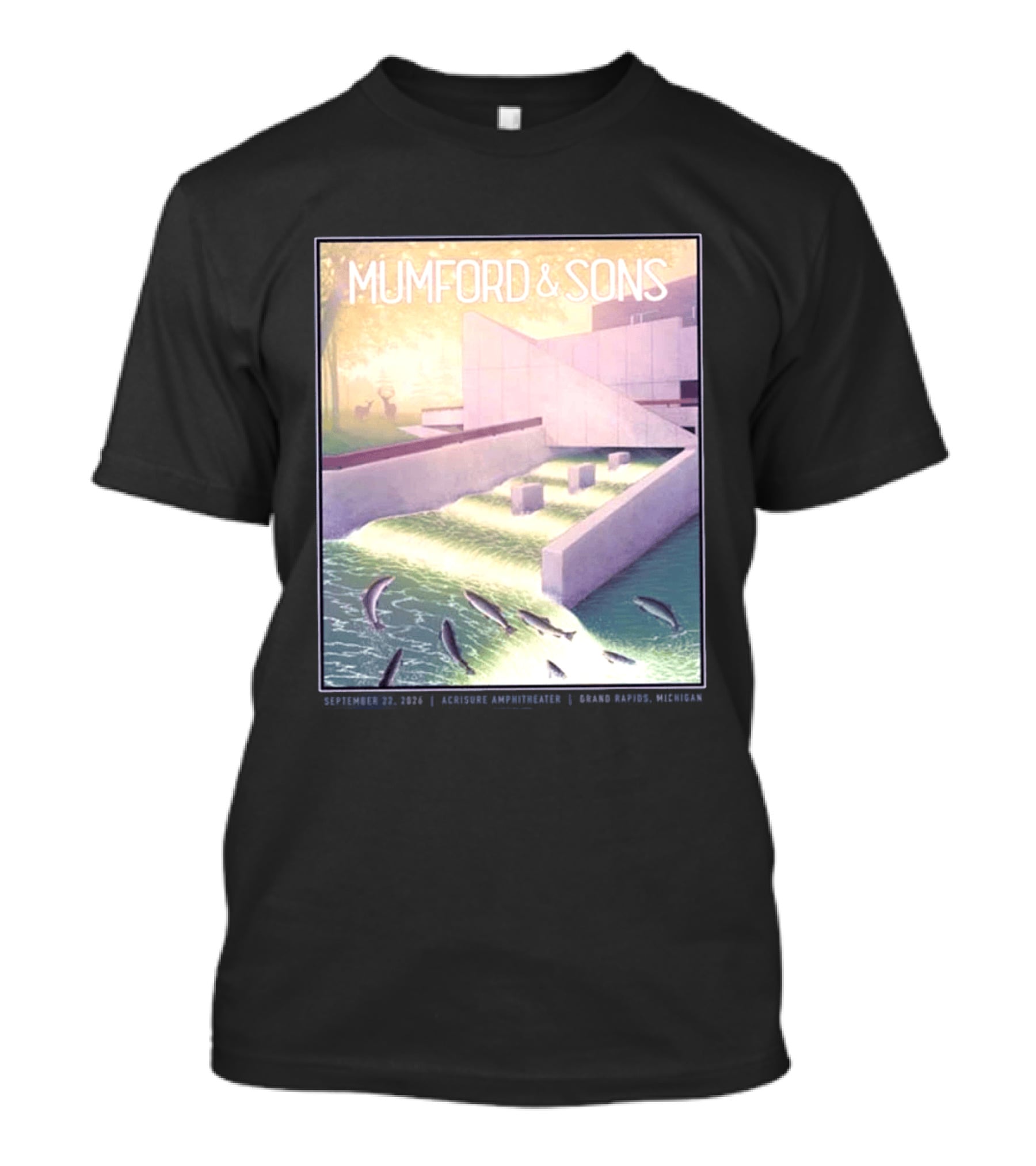 Mumford And Sons September 22 2026 Grand Rapids Acrisure Amphitheater Event T-Shirt