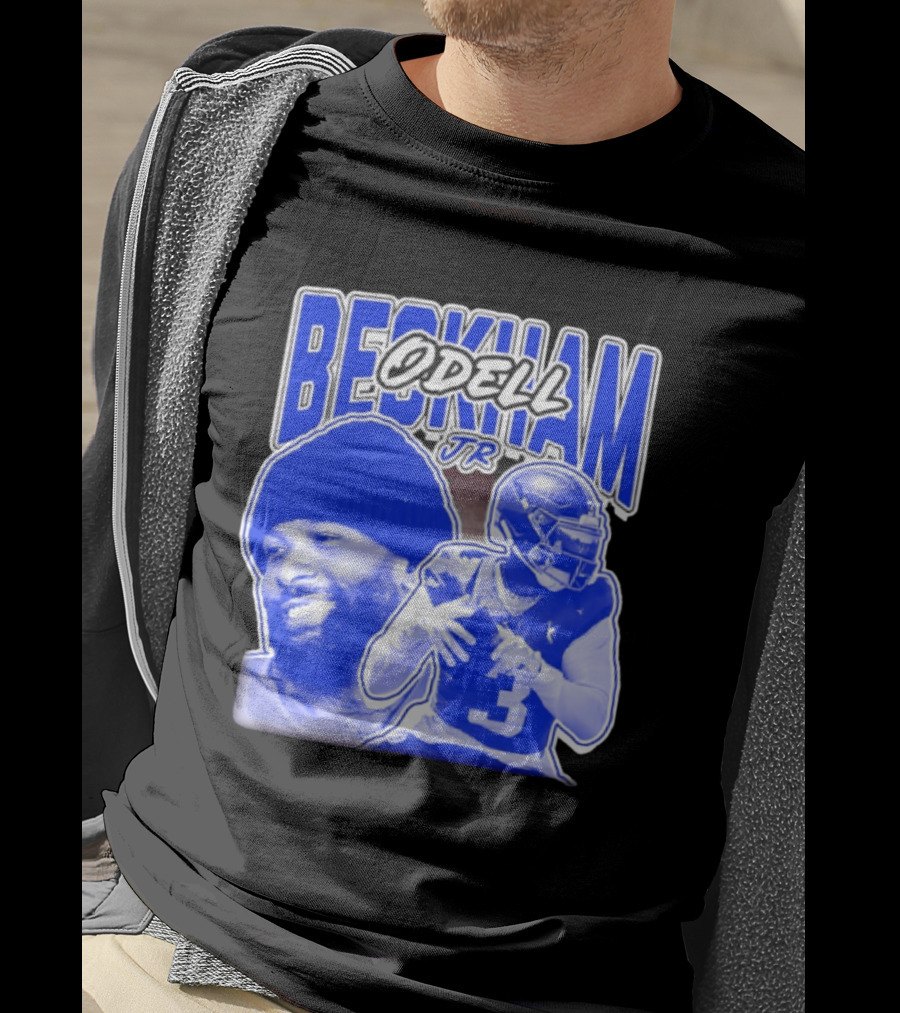 Odell Beckham Jr New York Giants Beckham JR Football Helmets Sports T-Shirt