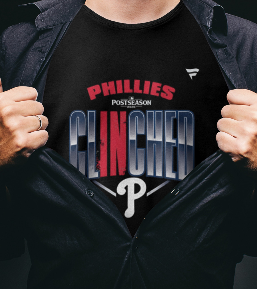 Philadelphia Phillies 2026 Postseason Clinched Locker Room T-Shirt