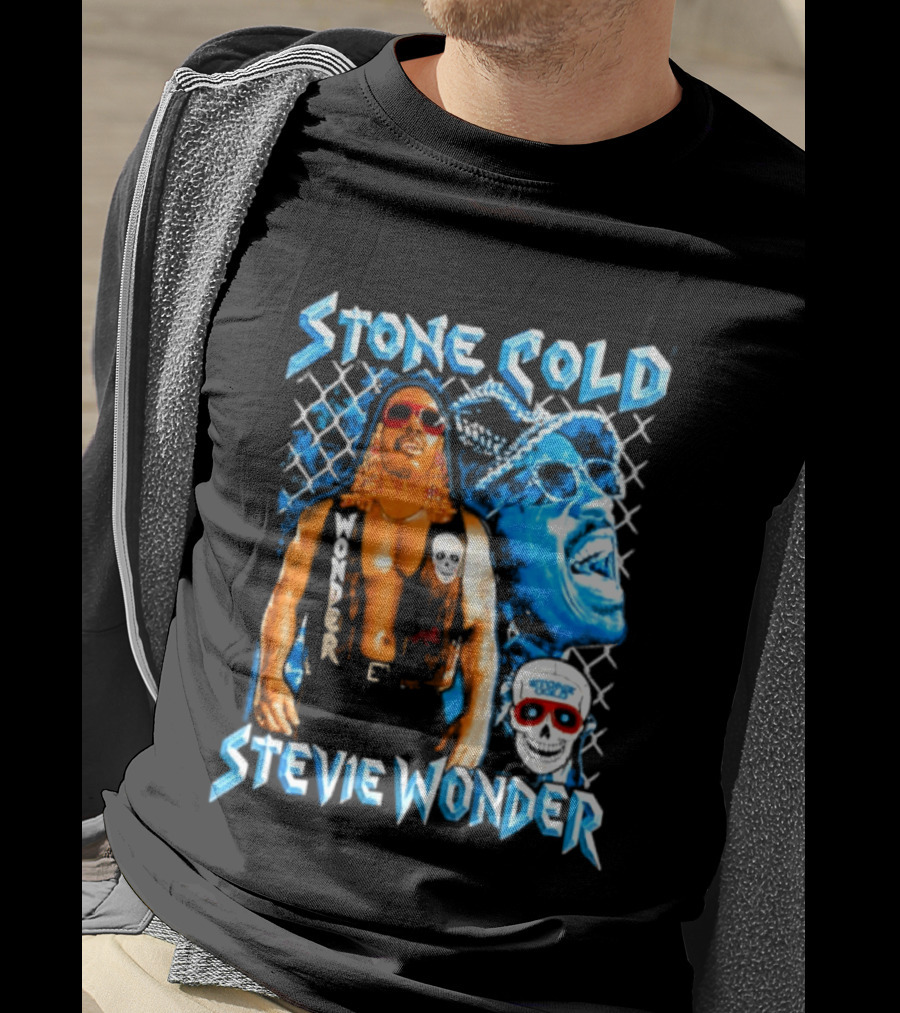 Stone Cold Stevie Wonder Iconic Mashup Legend T-Shirt