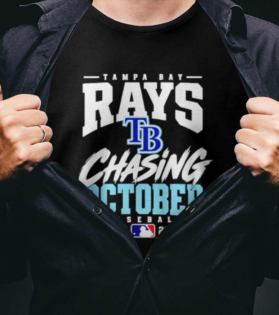 Tampa Bay Rays Chasing October Baseball 2026 MLB T-Shirt