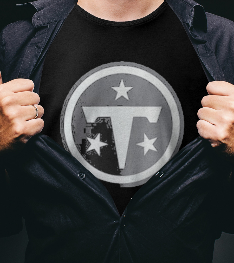 Tennessee Titans 2026 Salute To Service Logo With Stars T-Shirt
