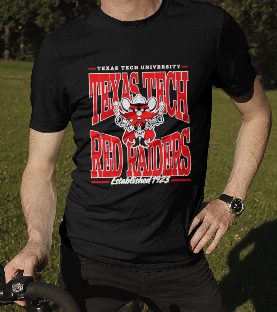 Texas Tech University Red Raiders Guns Up Texas Tech Red Raiders Established 1923 T-Shirt