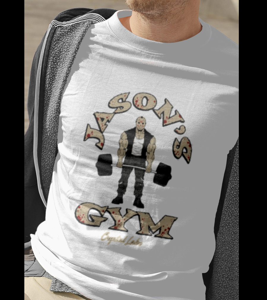 Jason's Gym Crystal Lake Voorhees Fitness Strength T-Shirt