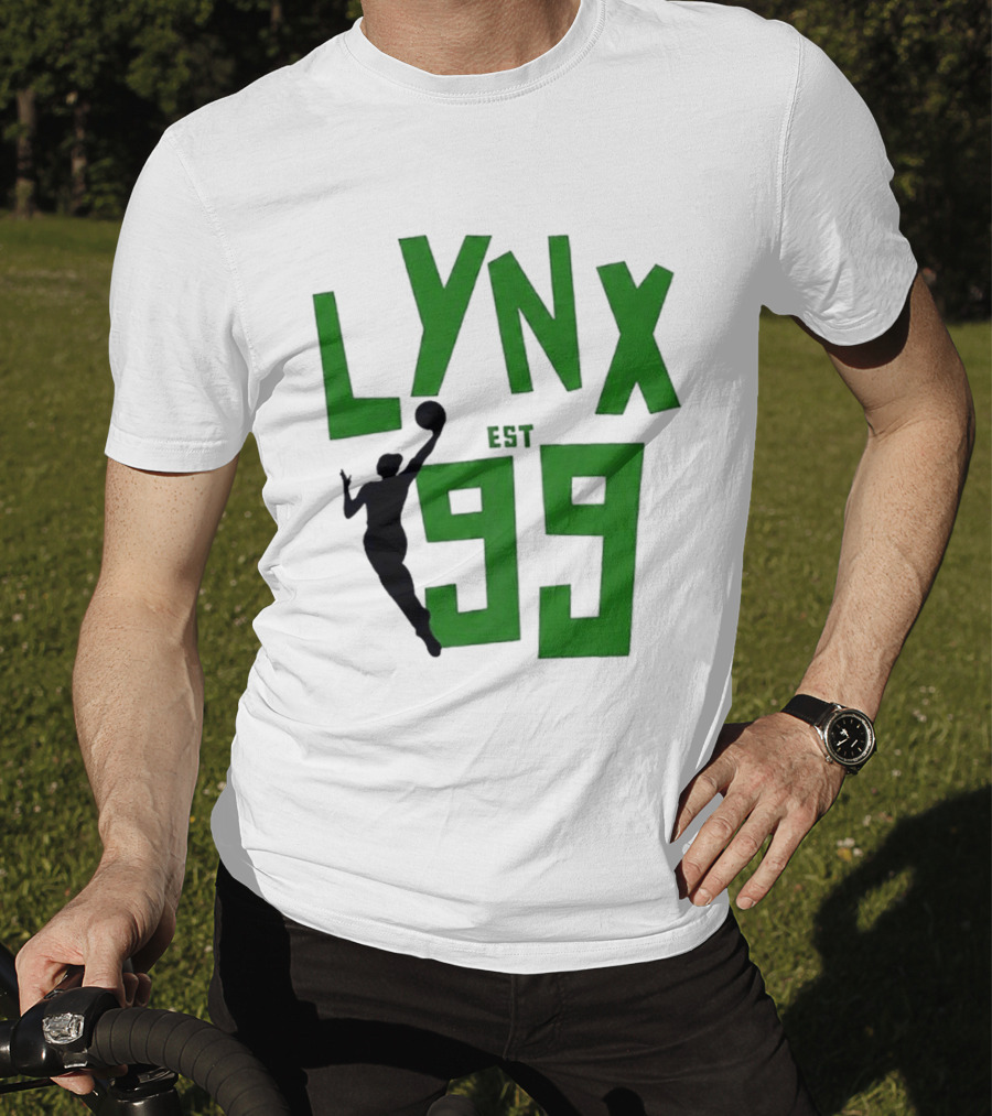 Lynx EST 99 Green Basketball T-Shirt