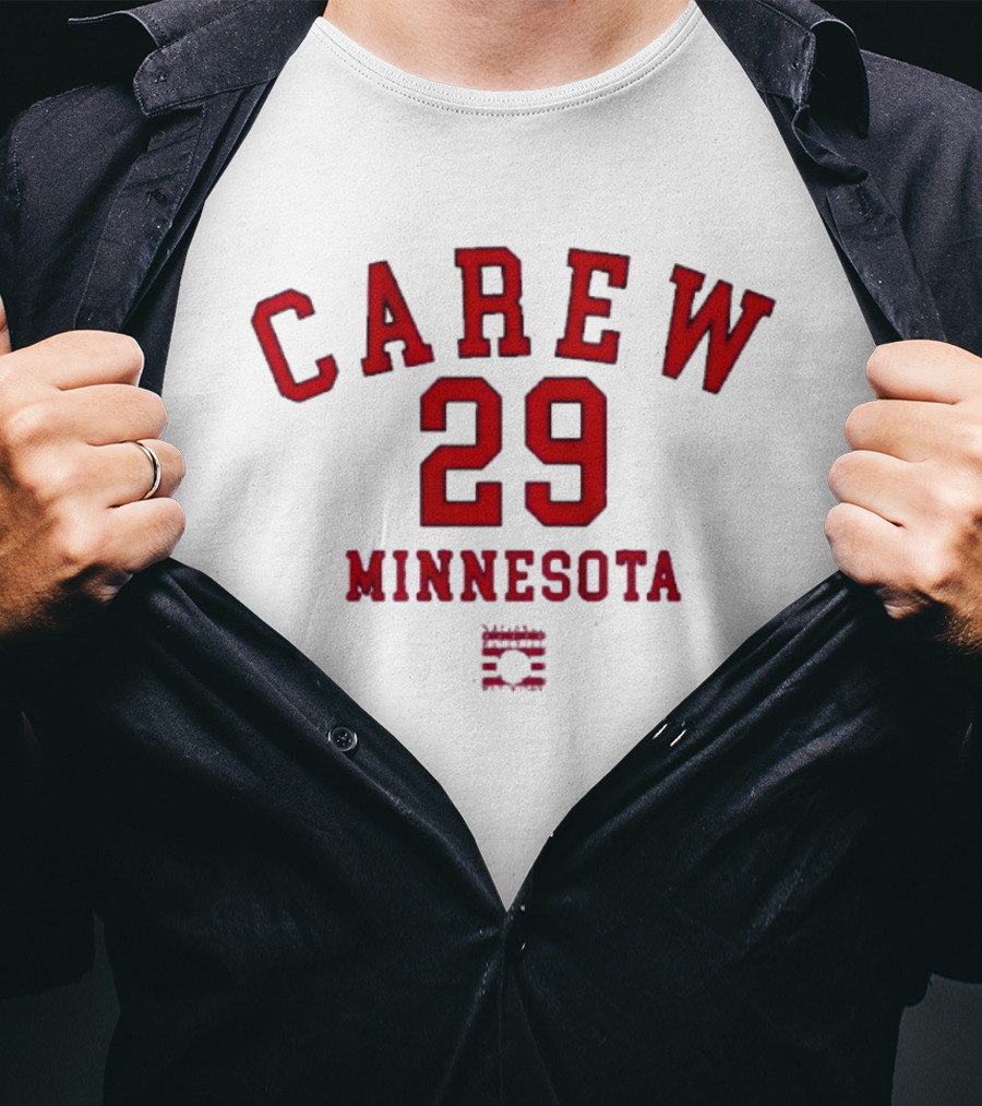 Carew 29 Minnesota Baseball Legend T-Shirt
