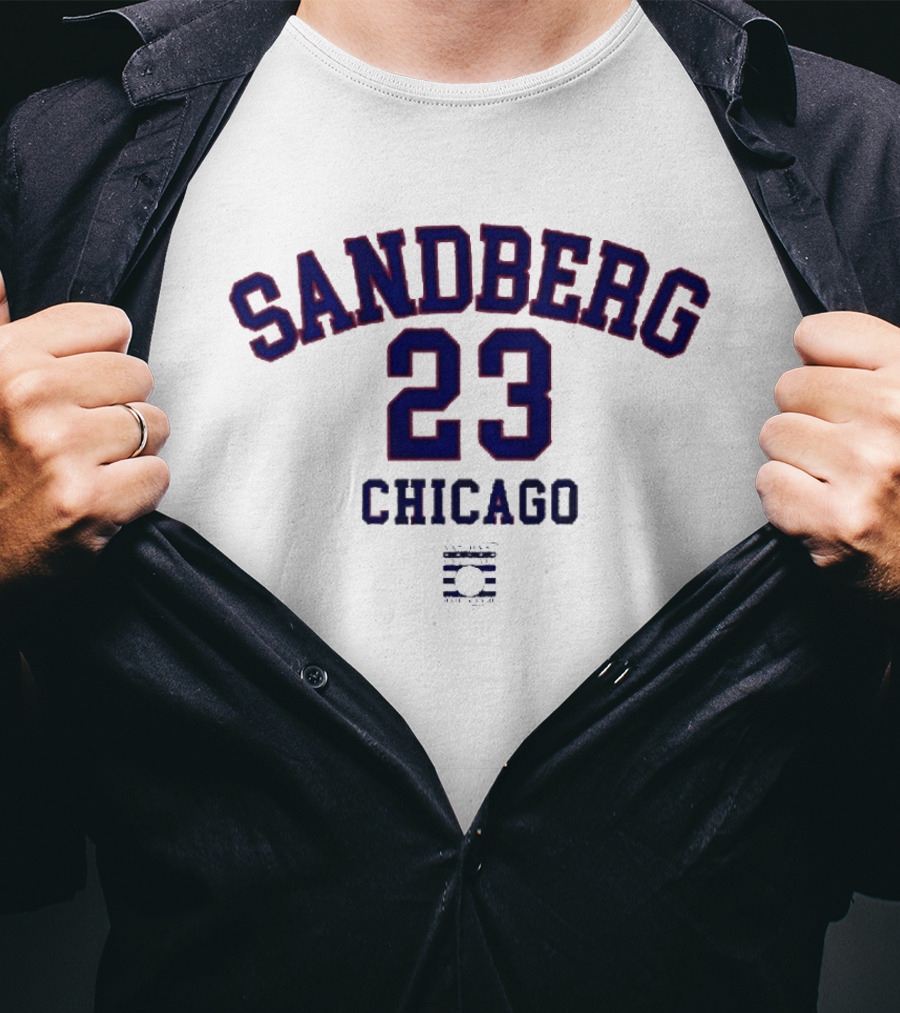 Sandberg 23 Chicago Retro Ryne Sandberg October's Finest T-Shirt