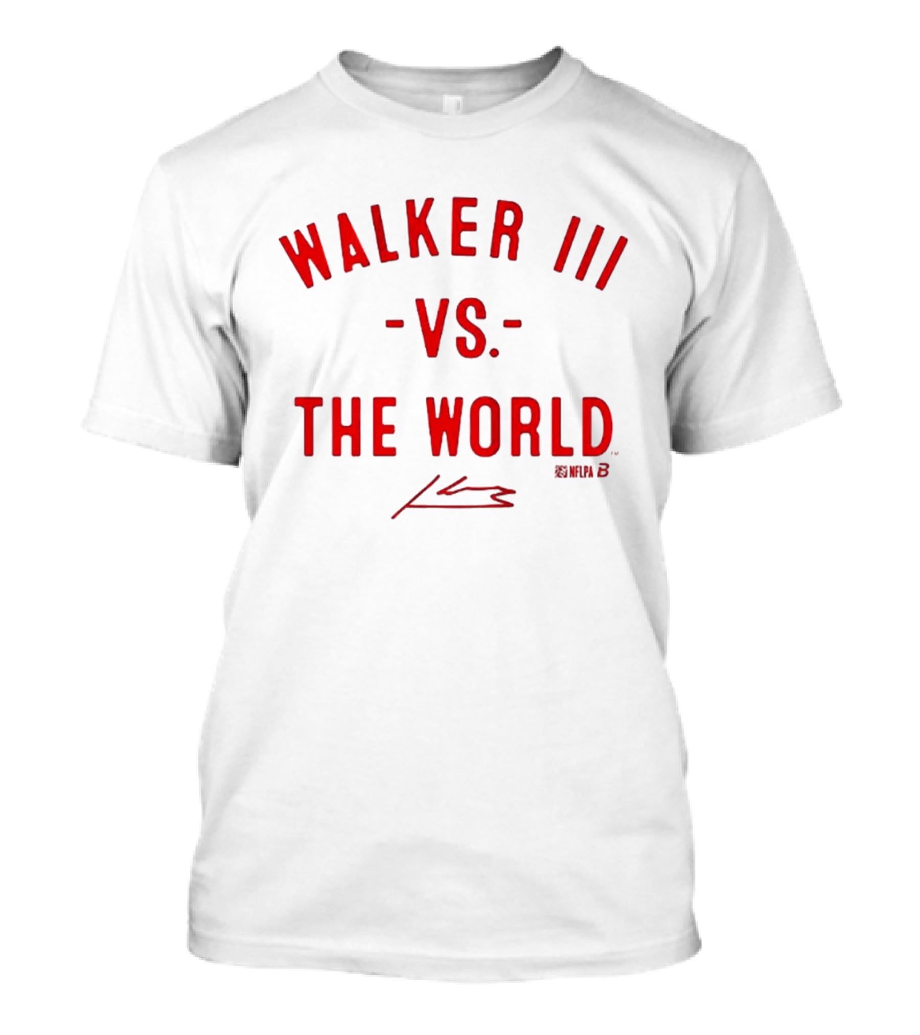 Walker III Vs The World Football Signature T-Shirt