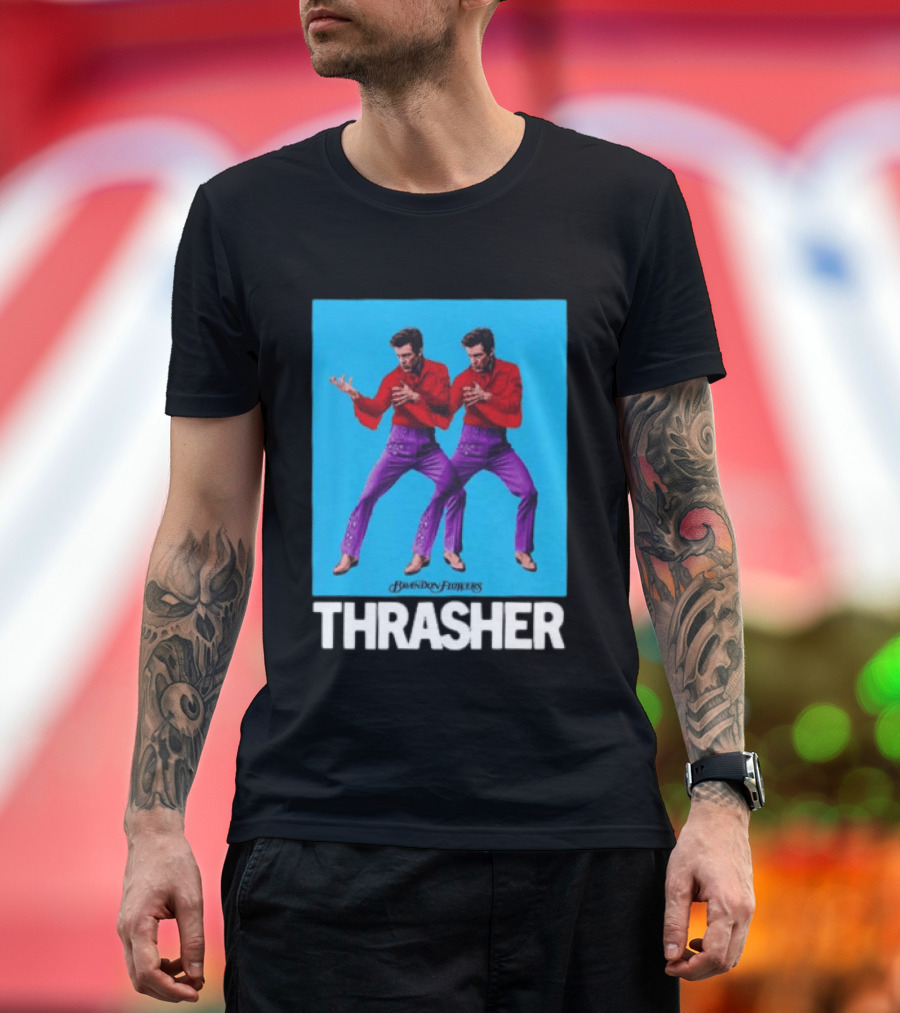 Brandon Flowers 2026 Thrasher Tour Double Vision T-Shirt