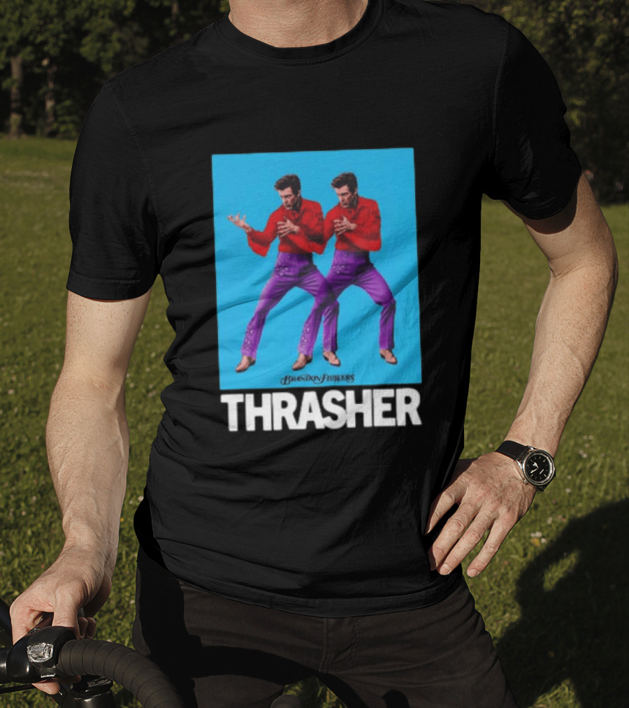Brandon Flowers 2026 Thrasher Tour Double Vision T-Shirt