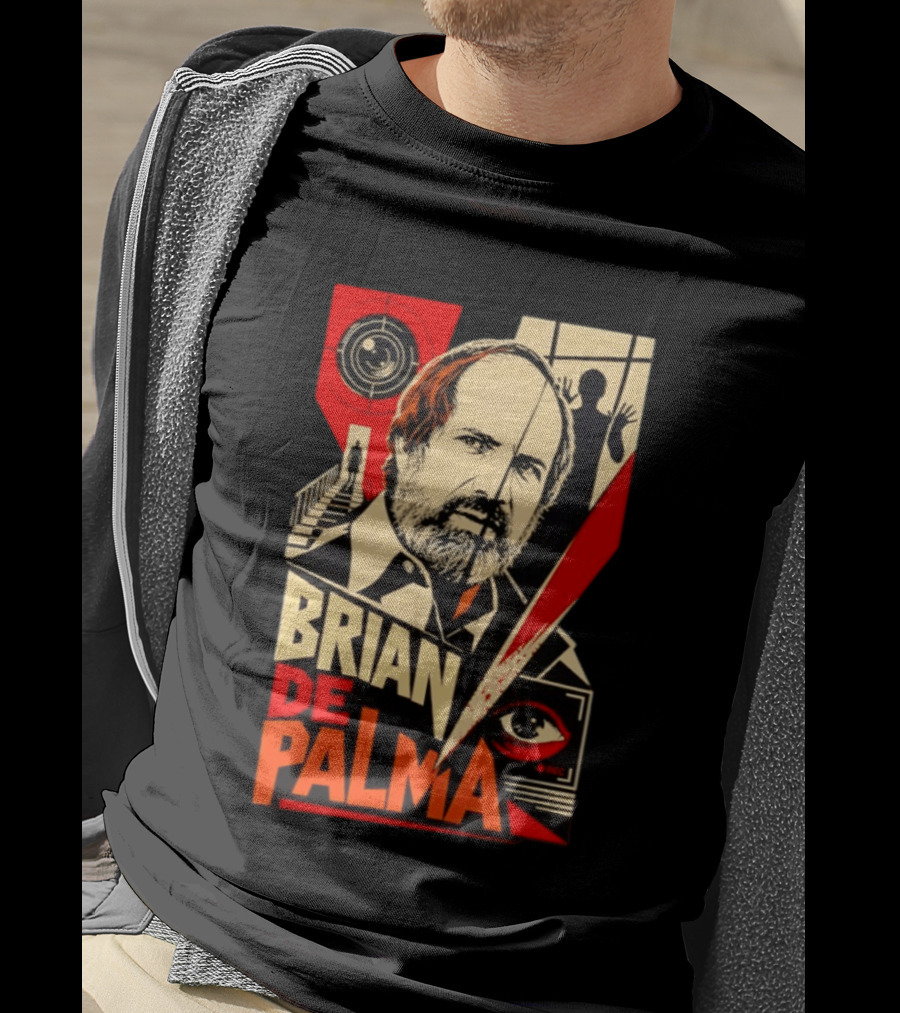Brian De Palma The Camera Never Tells The Whole Truth Retro Film Noir T-Shirt