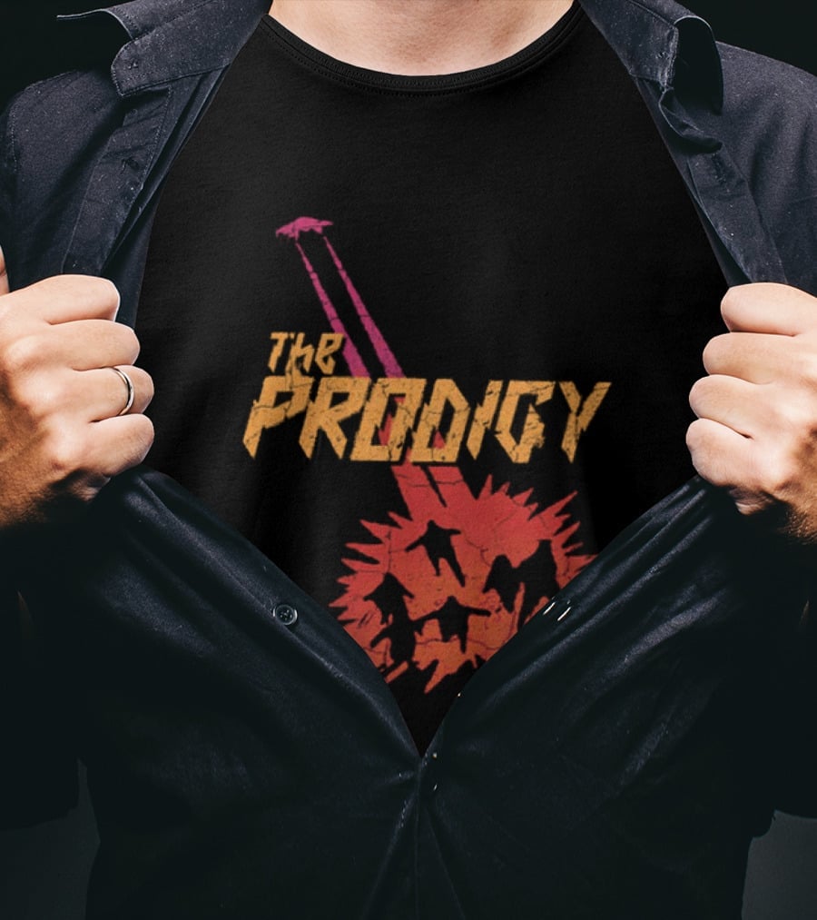 The Prodigy 2026 Tour Invaders UFO Explosion T-Shirt