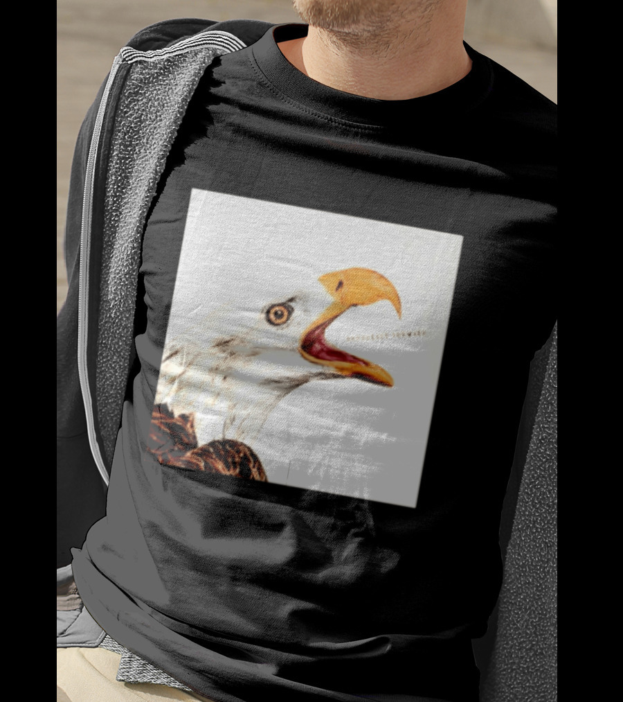 Democracy Forward Bald Eagle Patriotic T-Shirt