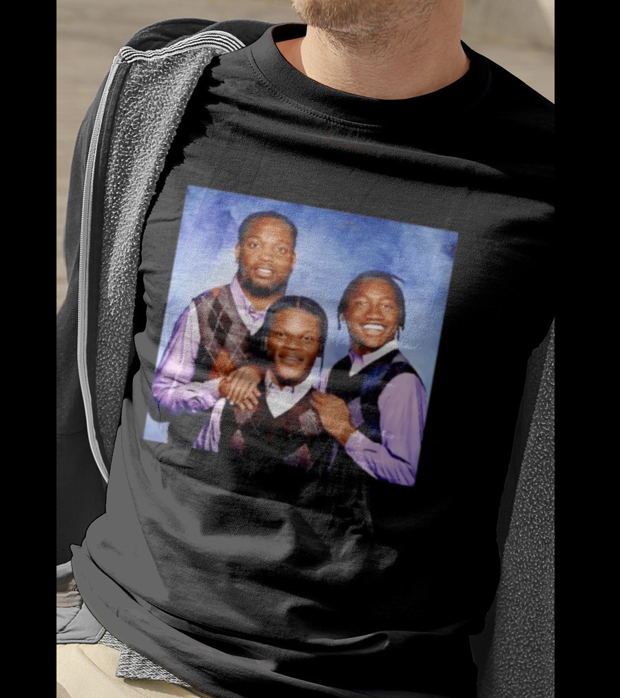 Derrick Henry Lamar Jackson Zay Flowers Baltimore Ravens Step Brothers T-Shirt