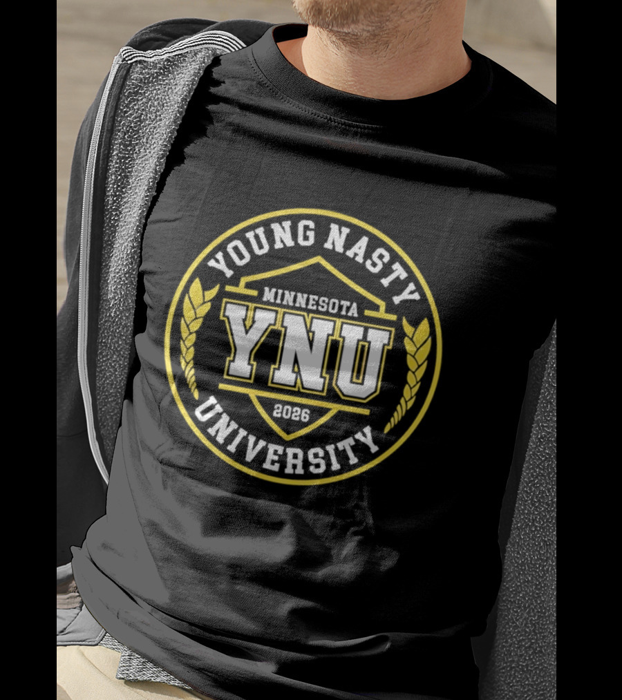 Young Nasty University YNU Minnesota 2026 Seal T-Shirt