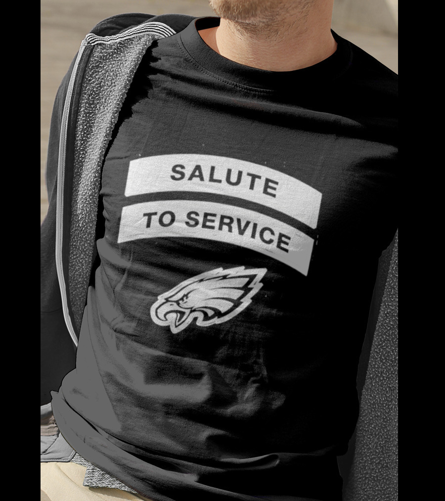 Philadelphia Eagles Salute To Service 2026 T-Shirt