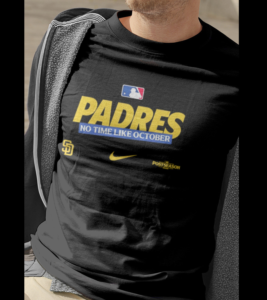 San Diego Padres No Time Like October 2026 MLB Postseason Nike T-Shirt