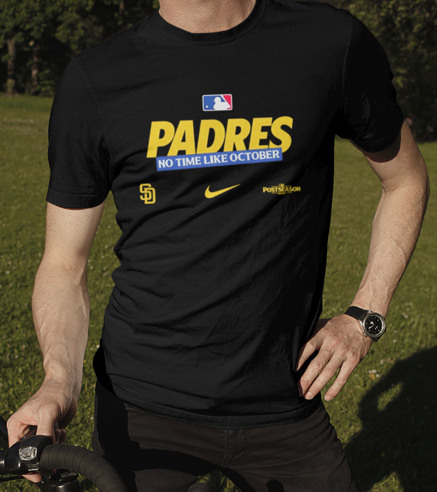 San Diego Padres No Time Like October 2026 MLB Postseason Nike T-Shirt