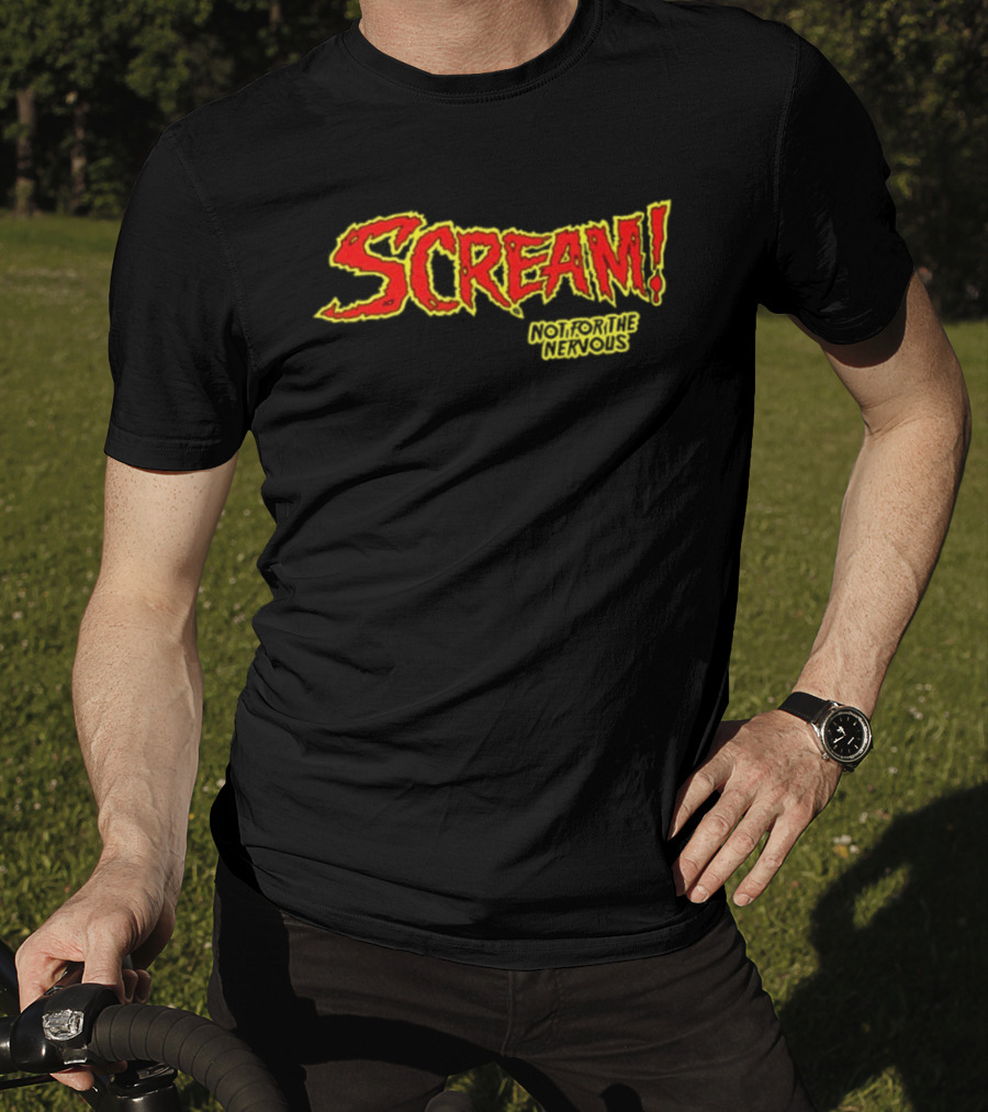 Scream Holiday Special Not For The Nervous Creepiest Special Ever Be Warned 2 Sided T-Shirt