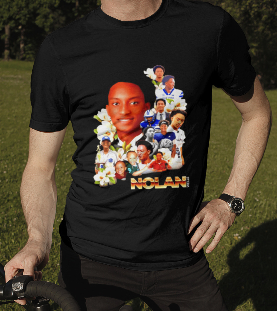 Justice For Nolan Wells 2026 Memorial Collage T-Shirt