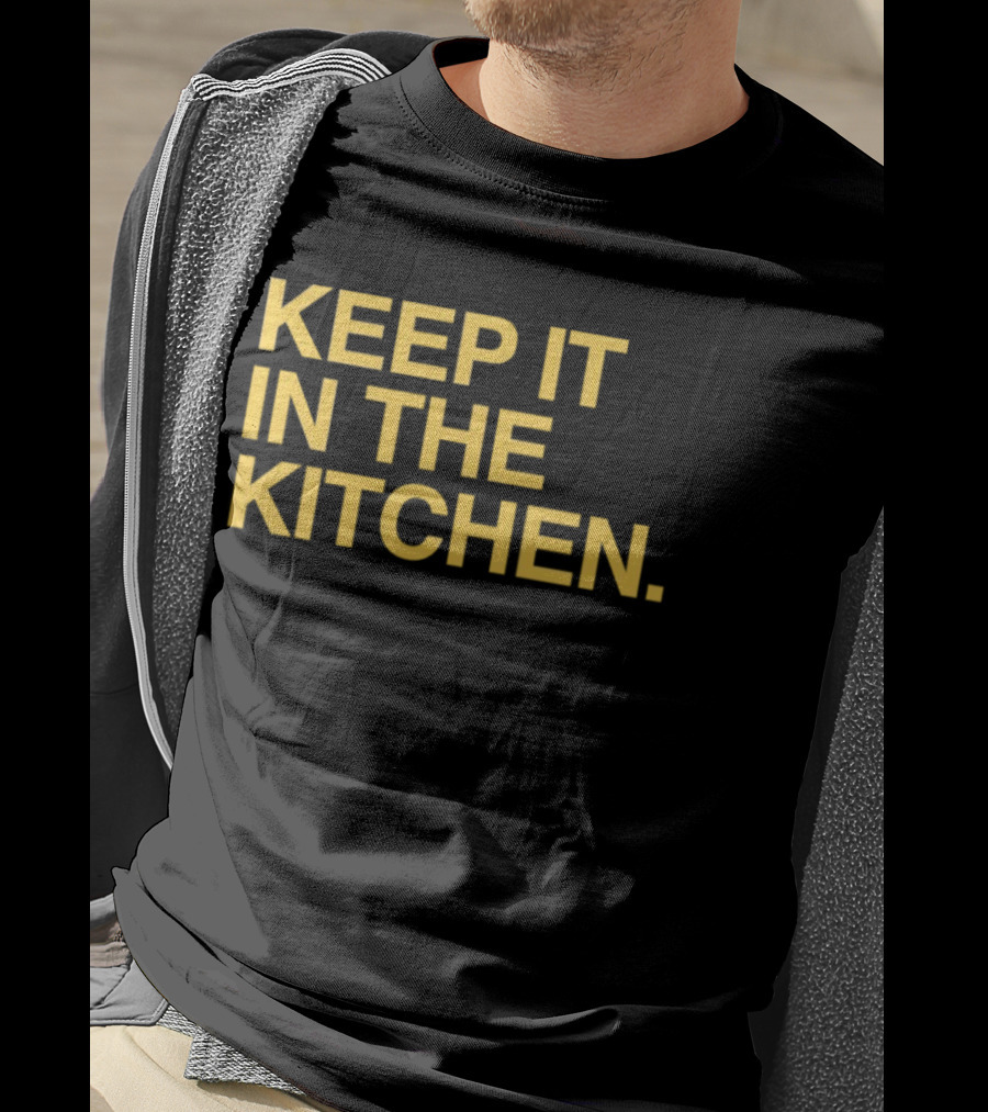 KEEP IT IN THE KITCHEN Notre Dame Fighting Irish Football T-Shirt