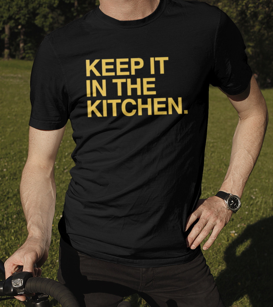 KEEP IT IN THE KITCHEN Notre Dame Fighting Irish Football T-Shirt