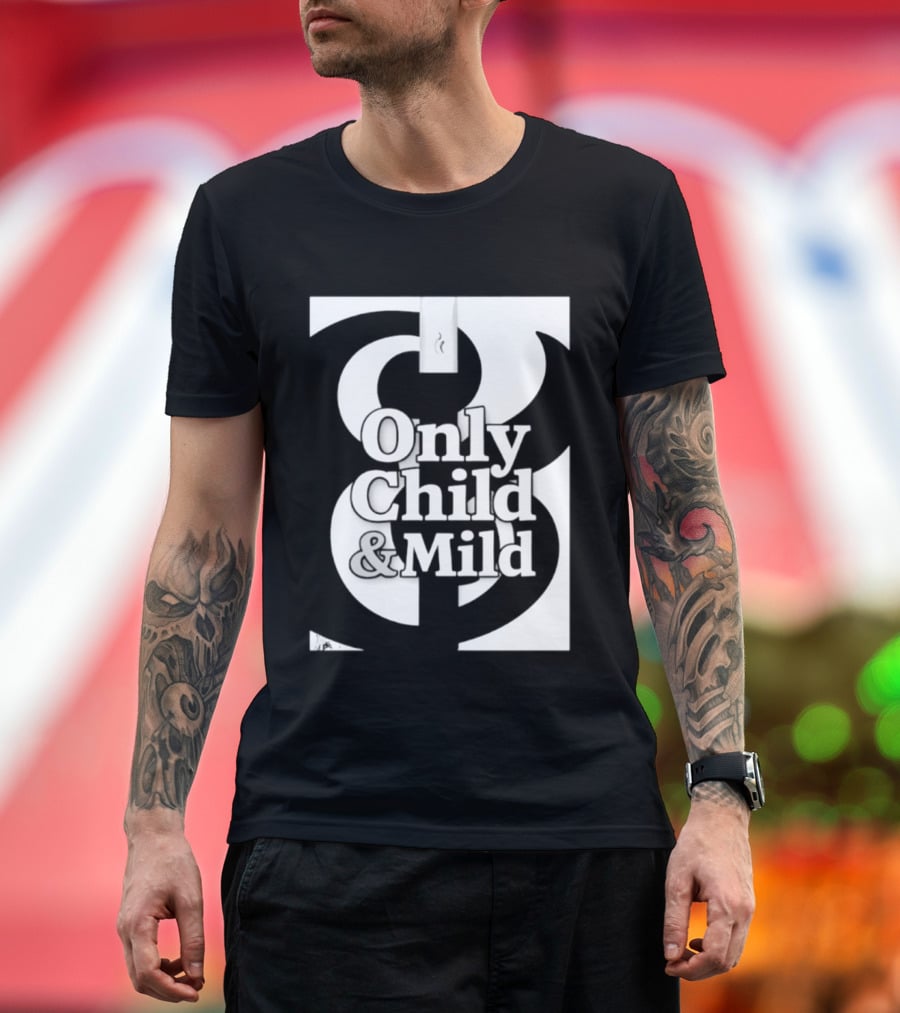 Only Child And Mild Cursive Ampersand T-Shirt