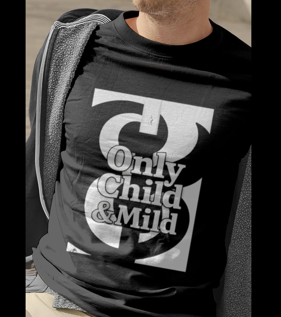 Only Child And Mild Cursive Ampersand T-Shirt