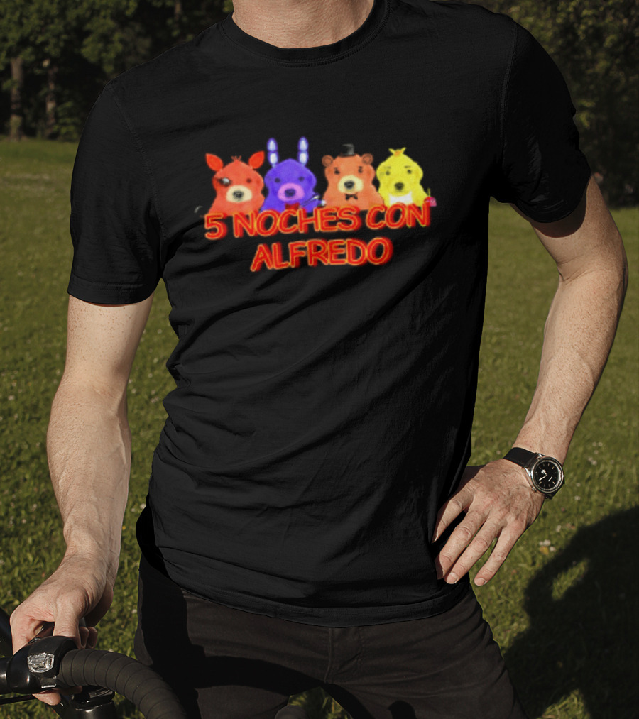 5 Noches Con Alfredo Five Nights At Freddy's Characters T-Shirt