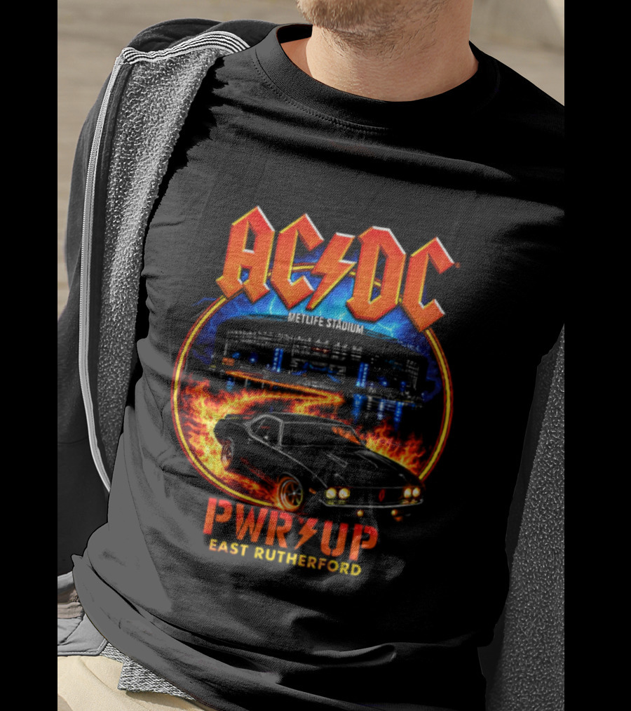 ACDC PWR UP Metlife Stadium East Rutherford 2026 Event September 25 T-Shirt
