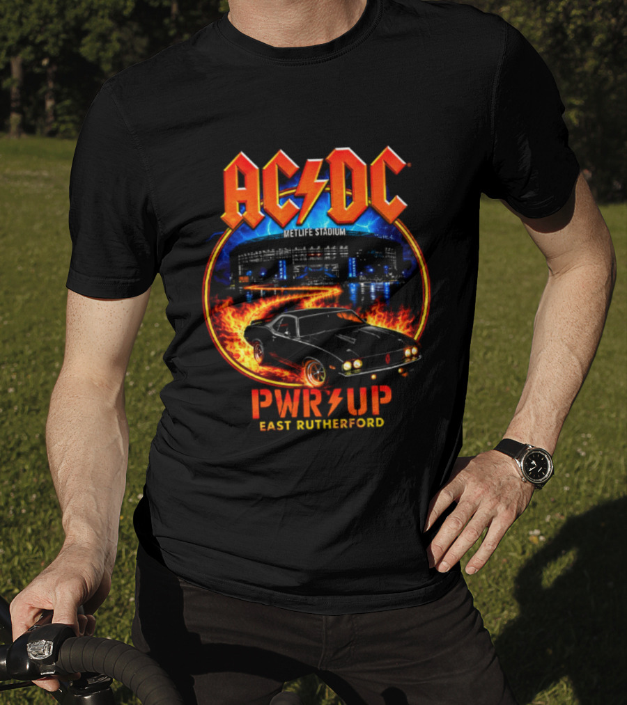ACDC PWR UP Metlife Stadium East Rutherford 2026 Event September 25 T-Shirt