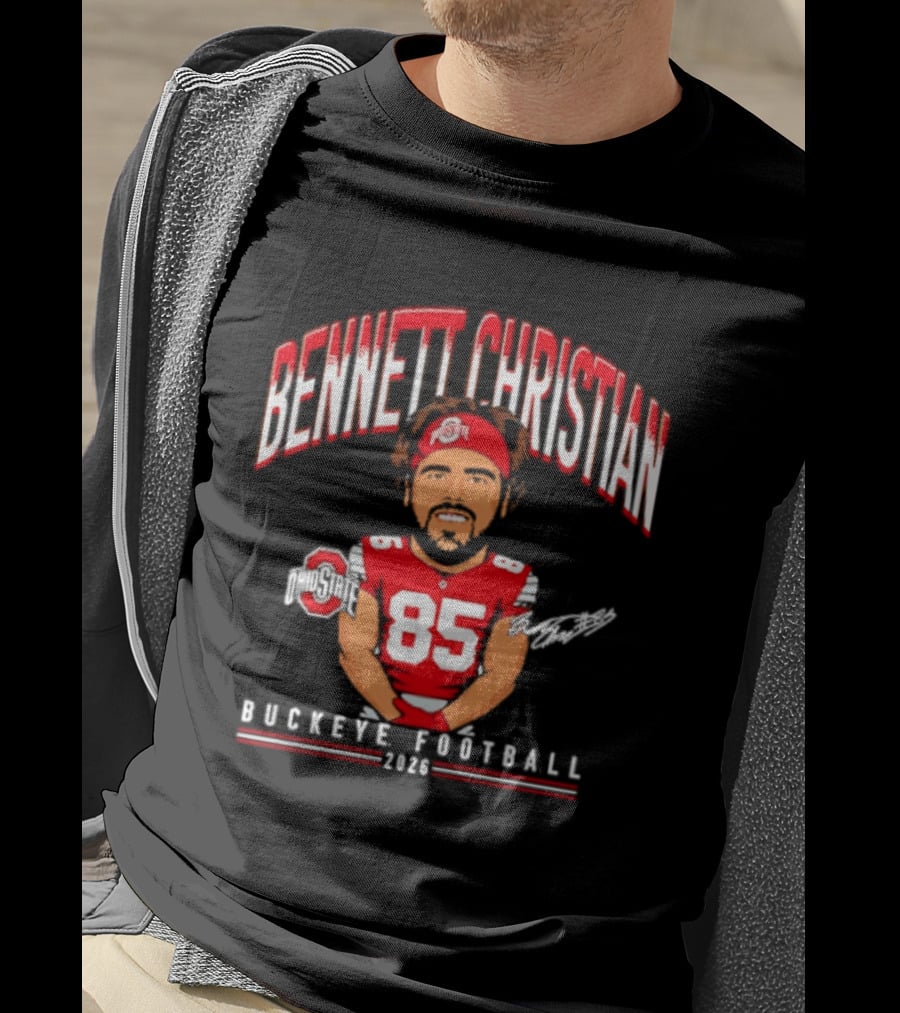 Bennett Christian Ohio State Buckeyes Football 2026 Caricature 85 T-Shirt