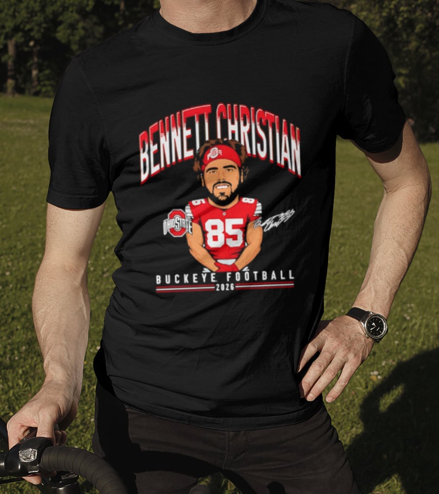Bennett Christian Ohio State Buckeyes Football 2026 Caricature 85 T-Shirt