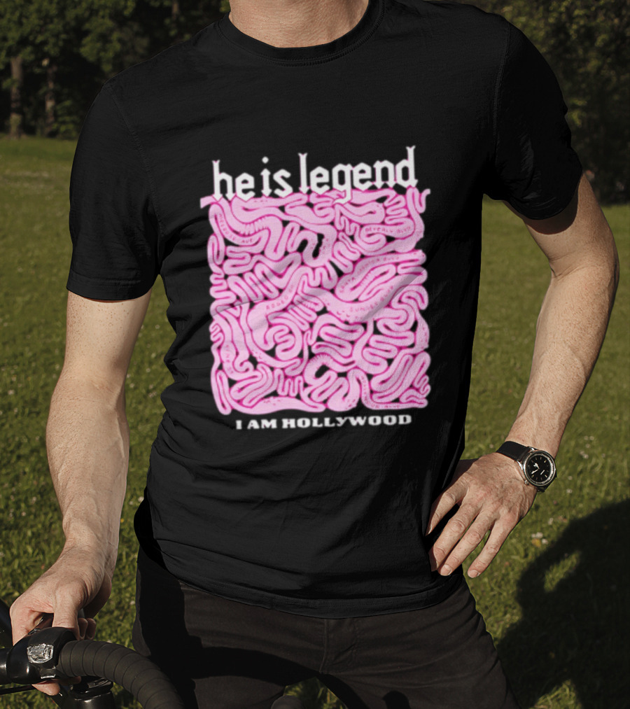 He Is Legend I Am Hollywood Los Angeles Streets Sunset Vine Melrose T-Shirt