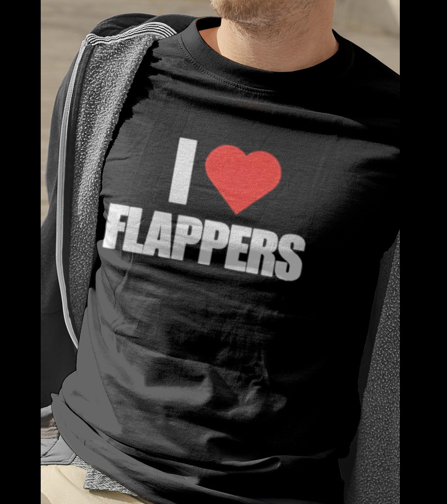 I Heart Flappers Retro Style Nostalgia Fan Favorite T-Shirt