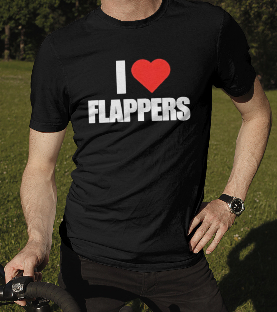 I Heart Flappers Retro Style Nostalgia Fan Favorite T-Shirt