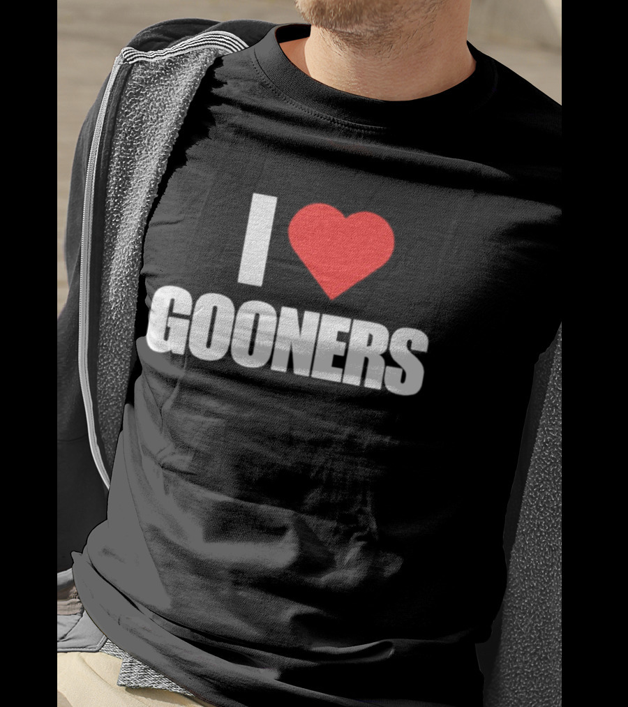 I Love Gooners Arsenal Fan Supporter T-Shirt