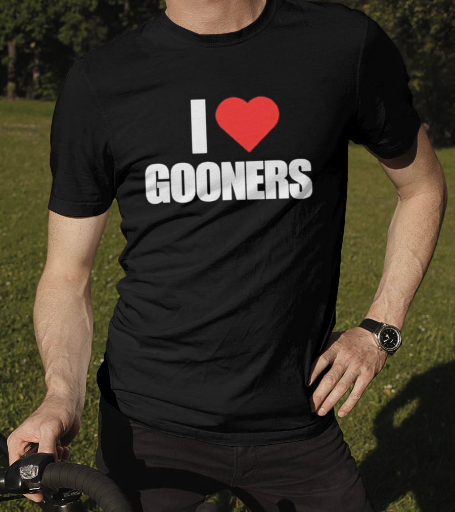 I Love Gooners Arsenal Fan Supporter T-Shirt