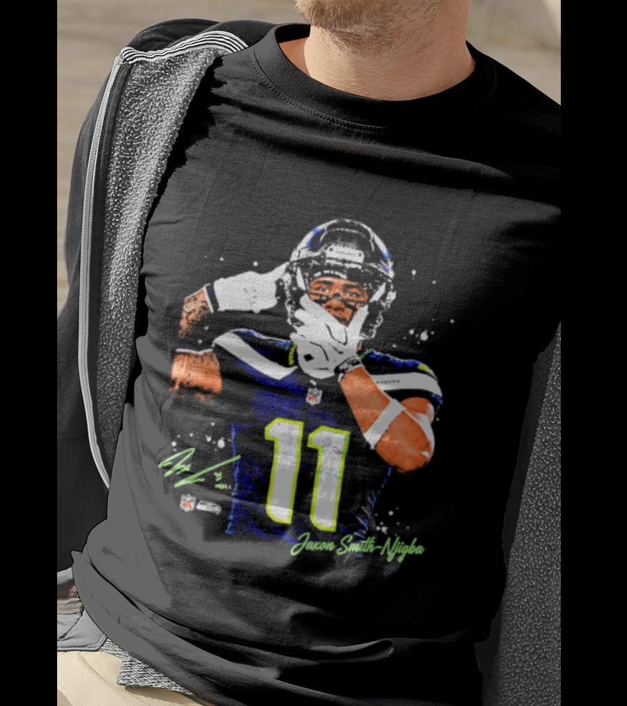 Seattle Seahawks Jaxon Smith Njigba Number 11 T-Shirt