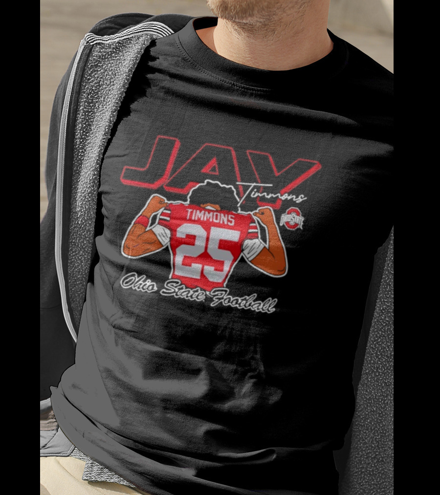 Ohio State Football Jay Timmons 25 Buckeyes T-Shirt
