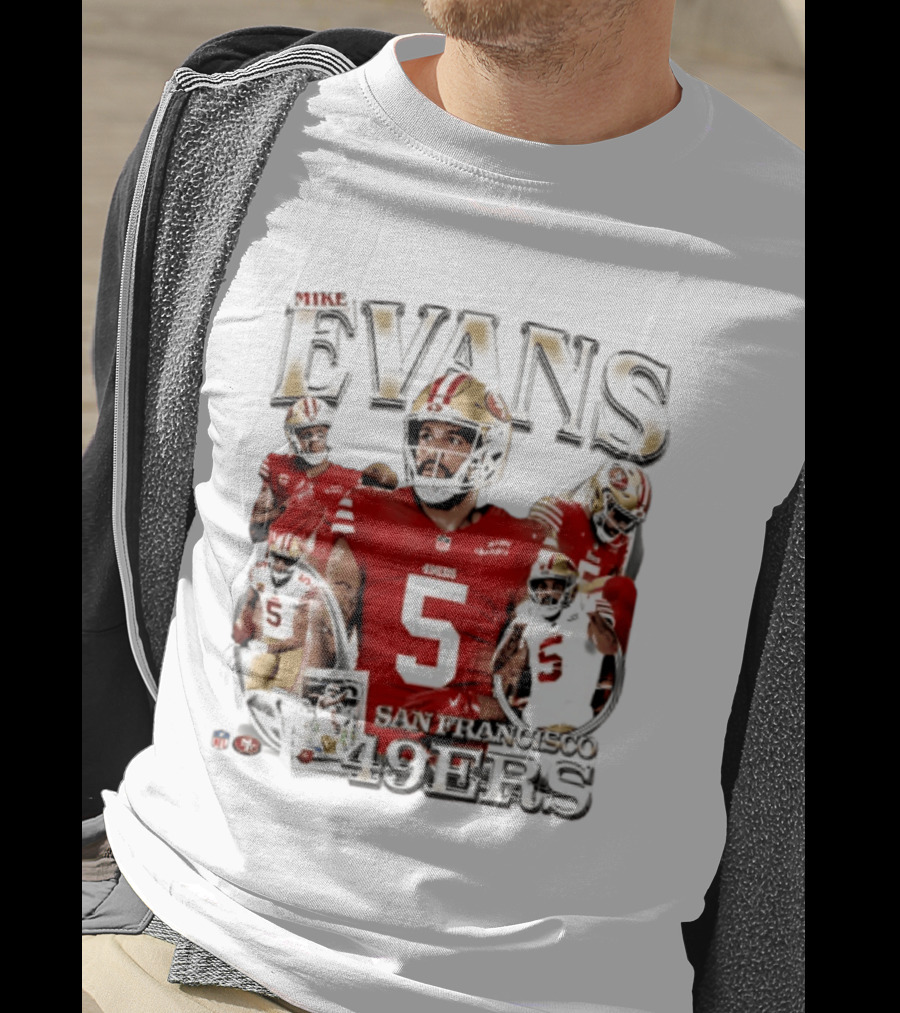 Mike Evans 49ers Player Collage San Francisco 2026 T-Shirt
