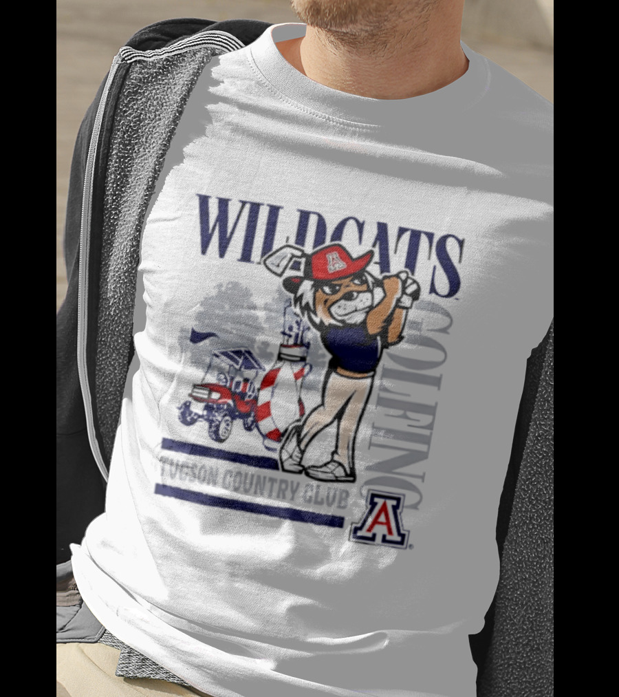 Wildcats Golfing At Tucson Country Club Arizona T-Shirt