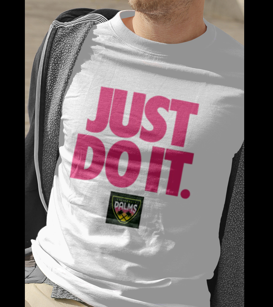 California Palms Just Do It Pink T-Shirt