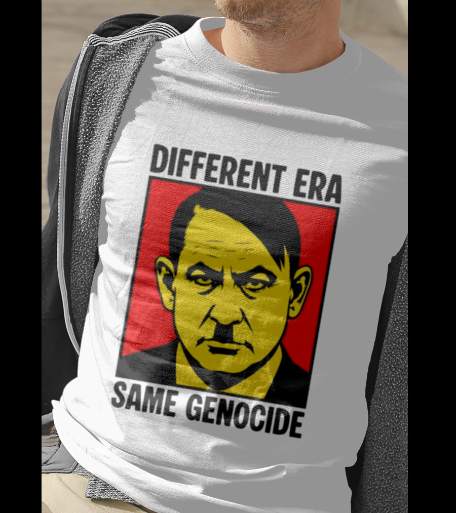 Different Era Same Genocide Protest Activism Iconic Political Commentary T-Shirt