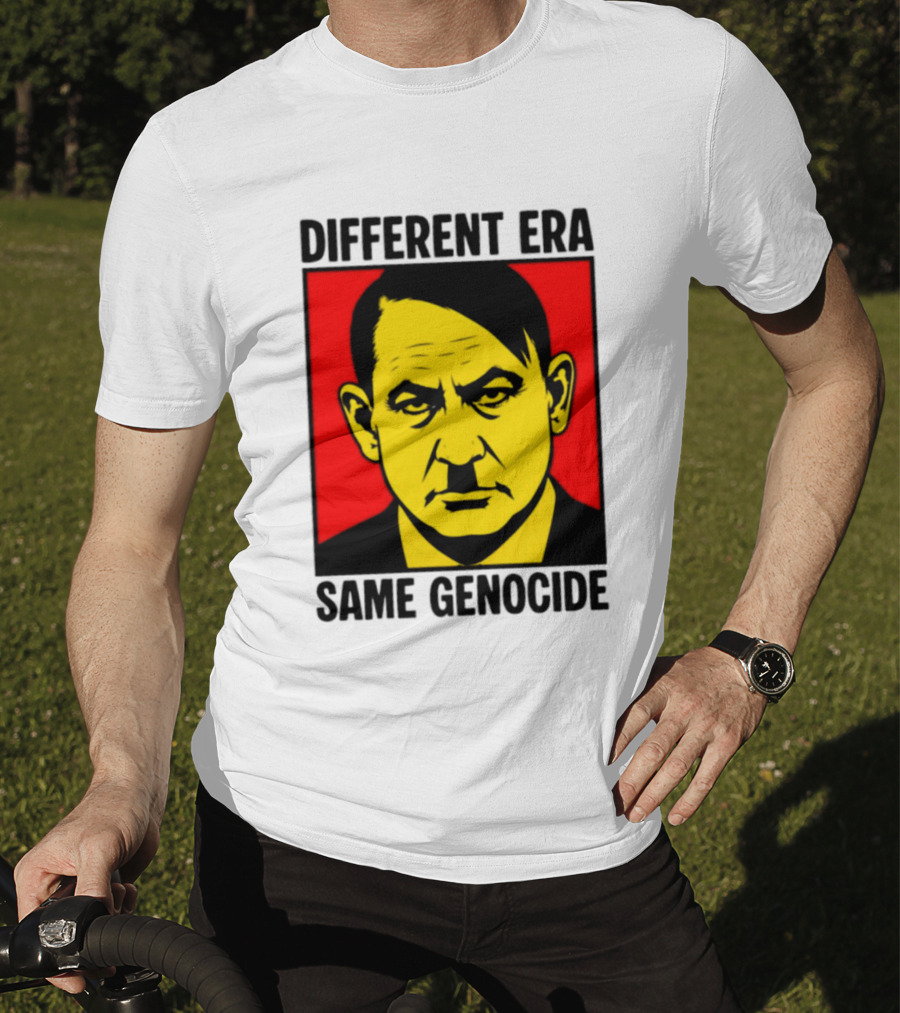 Different Era Same Genocide Protest Activism Iconic Political Commentary T-Shirt