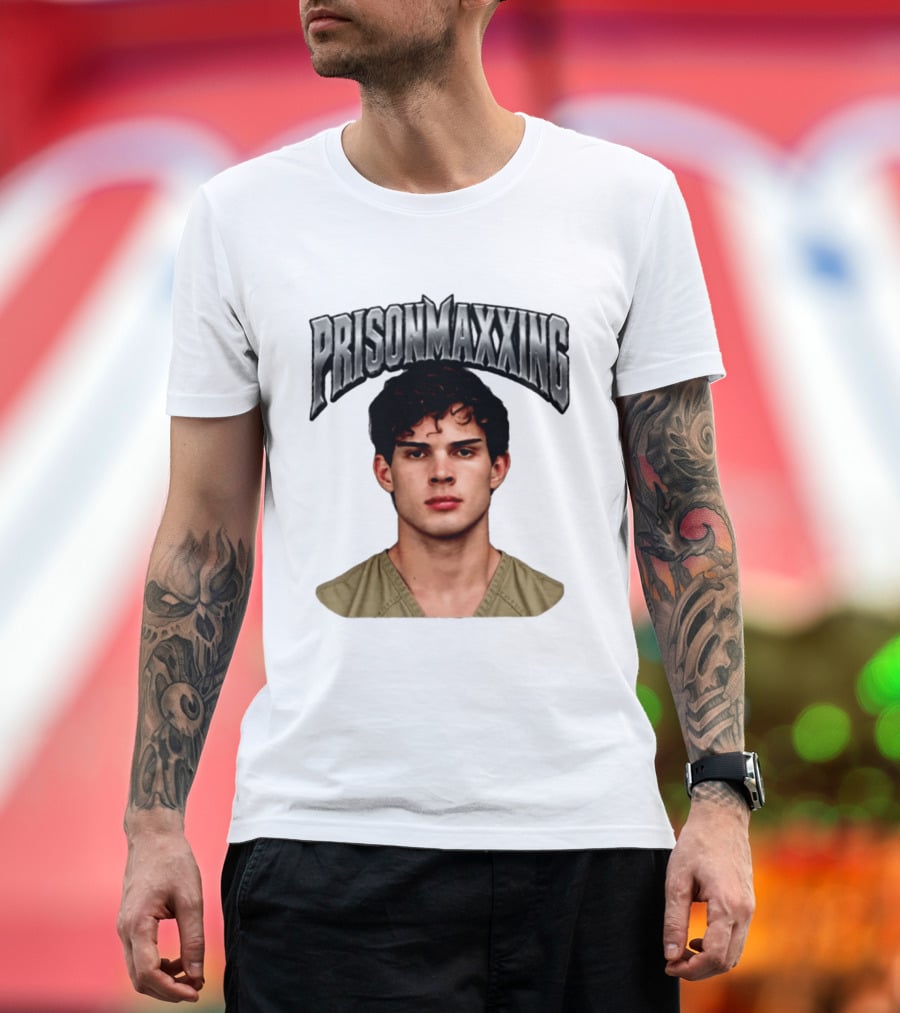 Prisonmaxxing Internet Meme Shot Concept T-Shirt