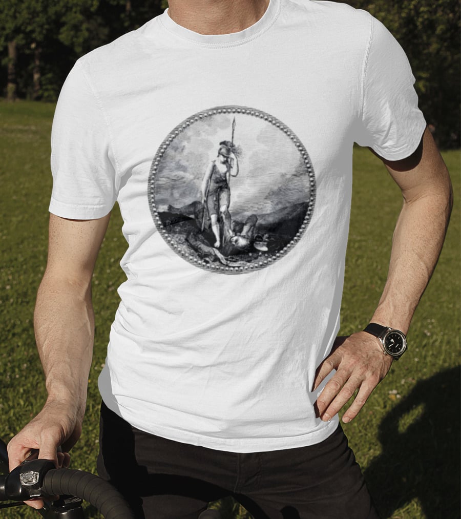 Sic Semper Tyrannis Roman Goddess Victory Seal T-Shirt