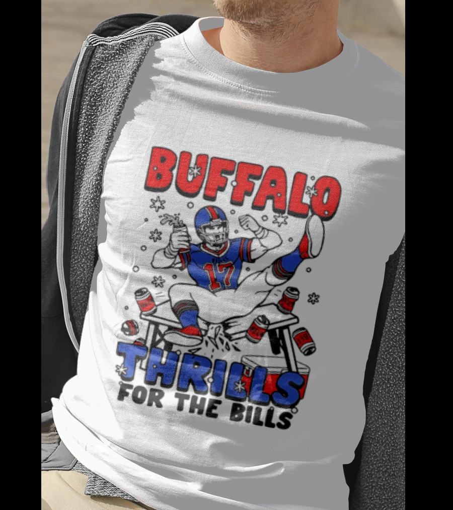 Buffalo Thrills For The Bills Football Celebration T-Shirt